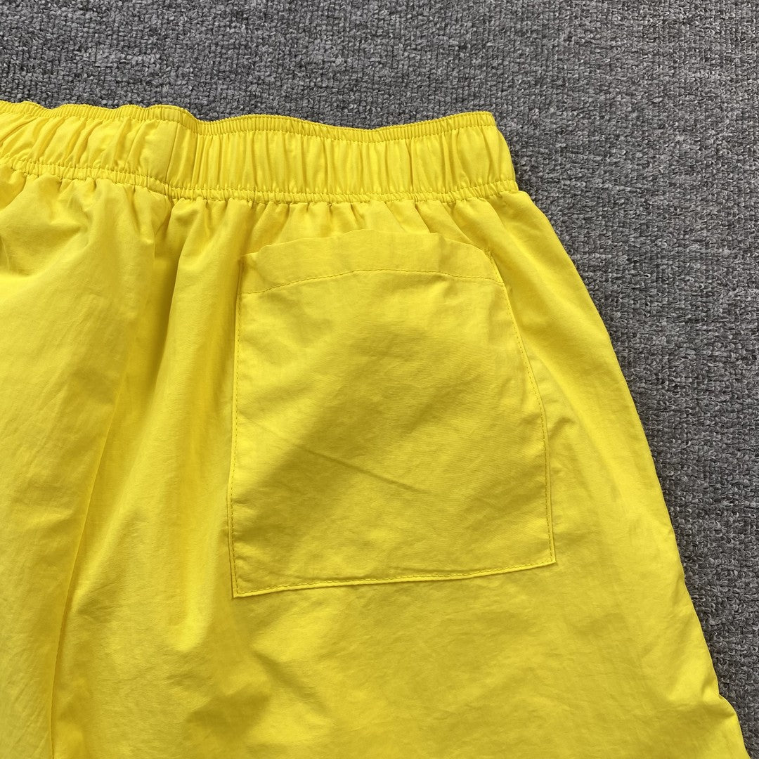 SP5DER DOUBLE LAYER SHORTS YELLOW - Sin Sity Reps