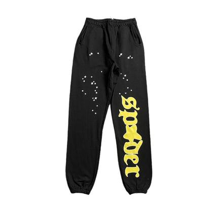 SP5DER JEFFERY SWEATPANTS BLACK - Sin Sity Reps