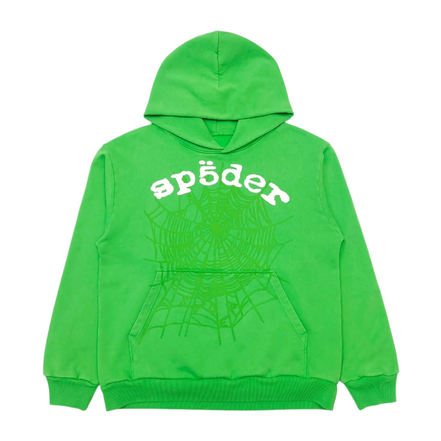 SP5DER LEGACY HOODIE GREEN - Sin Sity Reps