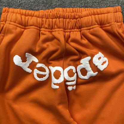 SP5DER LEGACY SWEATPANTS ORANGE - Sin Sity Reps