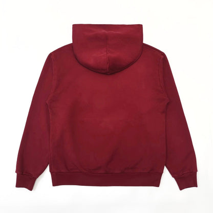 SP5DER LOGO HOODIE MAROON - Sin Sity Reps