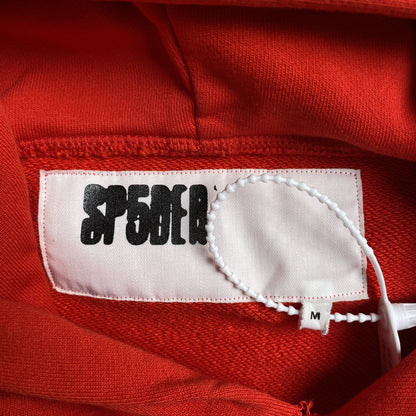 SP5DER OG LOGO HOODIE RED - Sin Sity Reps