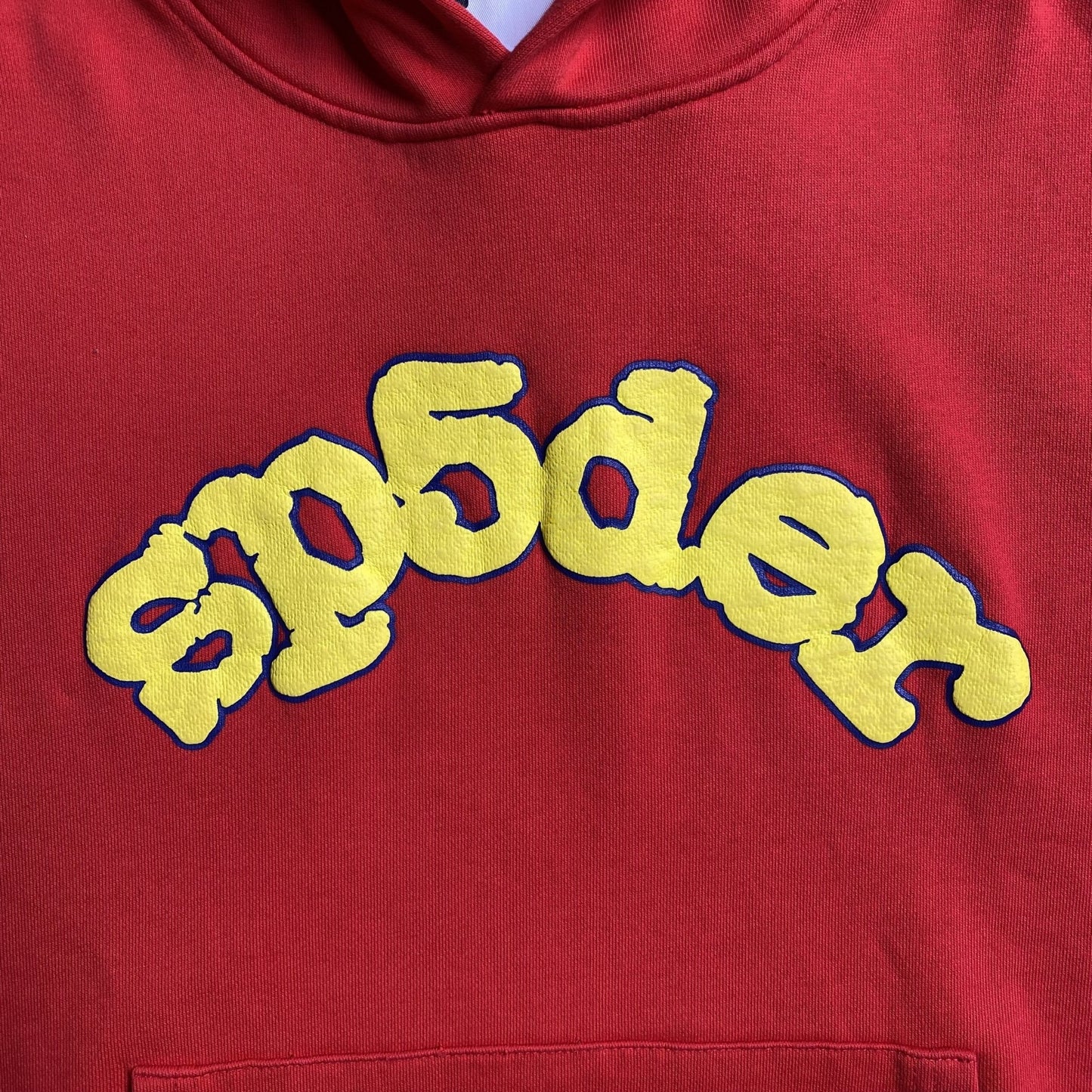 SP5DER OG LOGO HOODIE RED - Sin Sity Reps