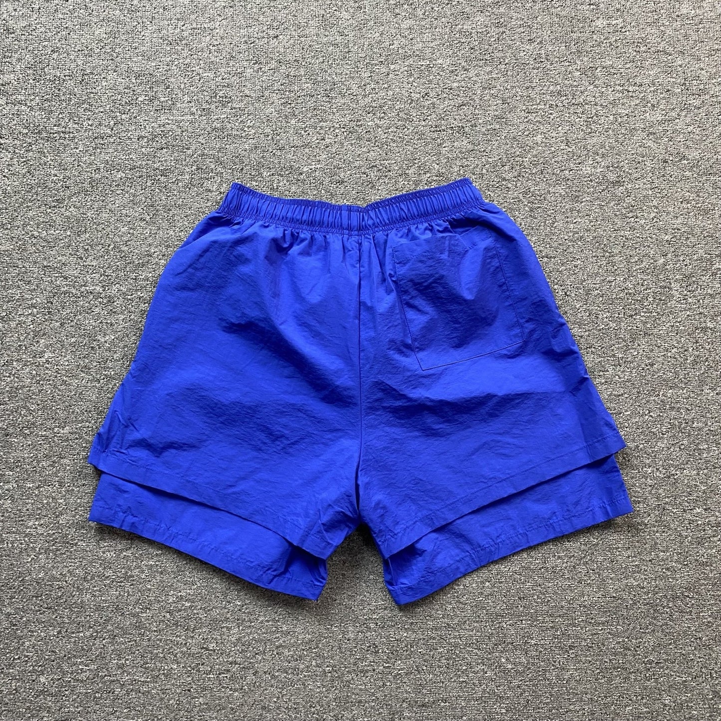 SP5DER OG WEB DOUBLE LAYER SHORT BLUE - Sin Sity Reps