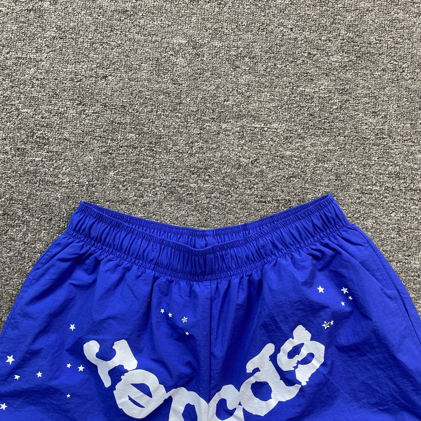 SP5DER OG WEB DOUBLE LAYER SHORT BLUE - Sin Sity Reps