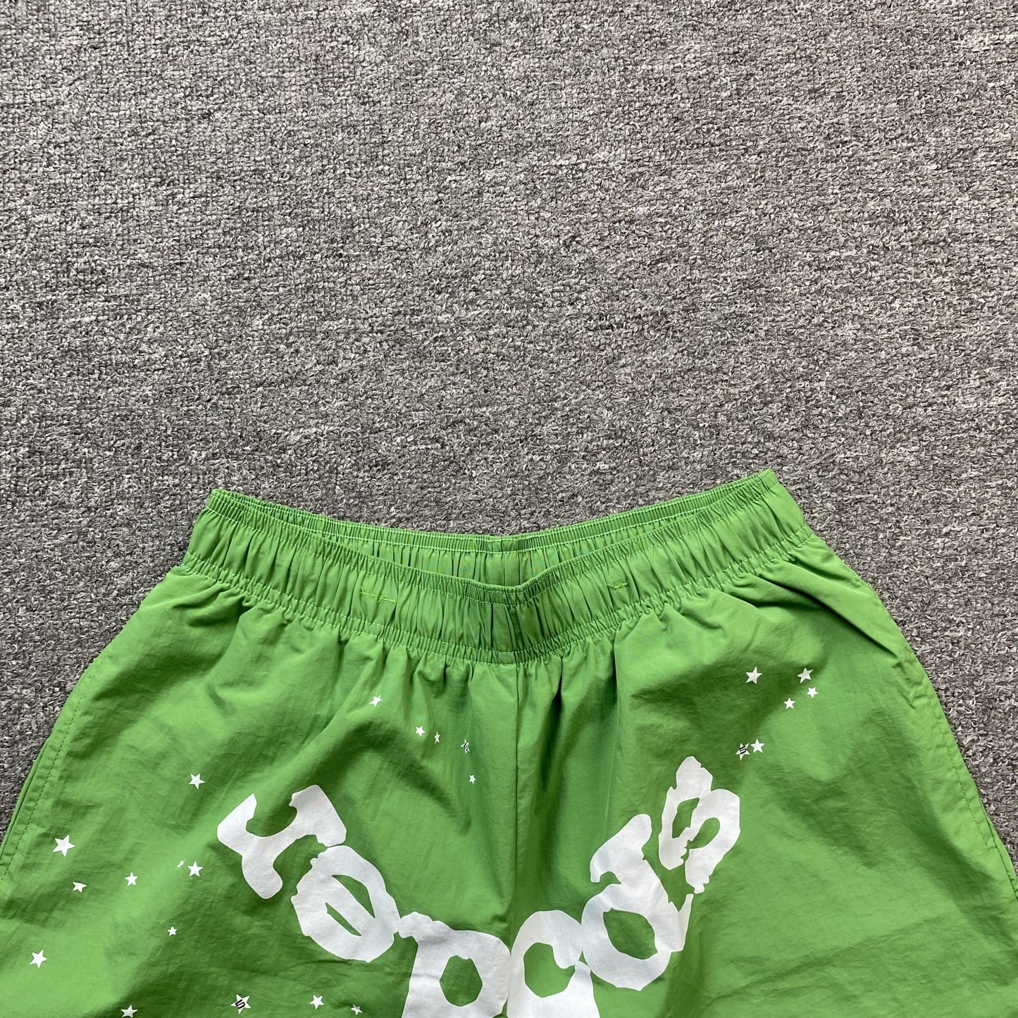 SP5DER OG WEB DOUBLE LAYER SHORT GREEN - Sin Sity Reps