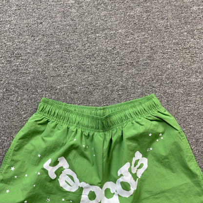 SP5DER OG WEB DOUBLE LAYER SHORT GREEN - Sin Sity Reps