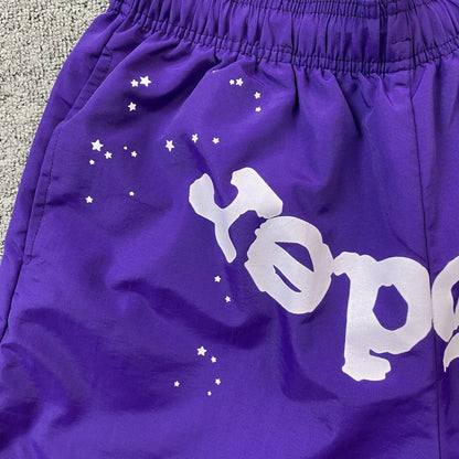 SP5DER OG WEB DOUBLE LAYER SHORT PURPLE - Sin Sity Reps