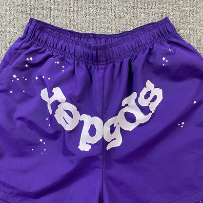 SP5DER OG WEB DOUBLE LAYER SHORT PURPLE - Sin Sity Reps