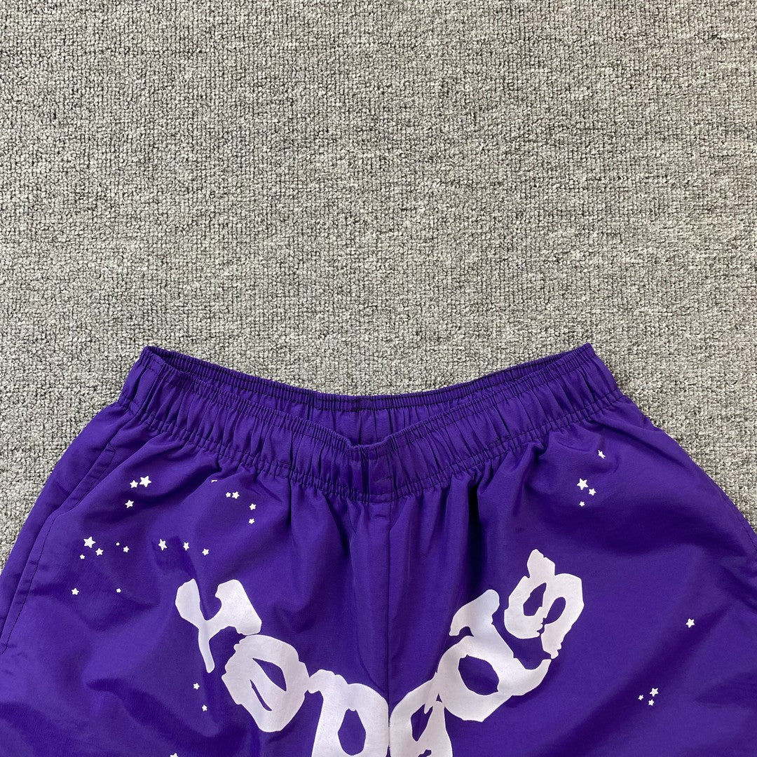 SP5DER OG WEB DOUBLE LAYER SHORT PURPLE - Sin Sity Reps