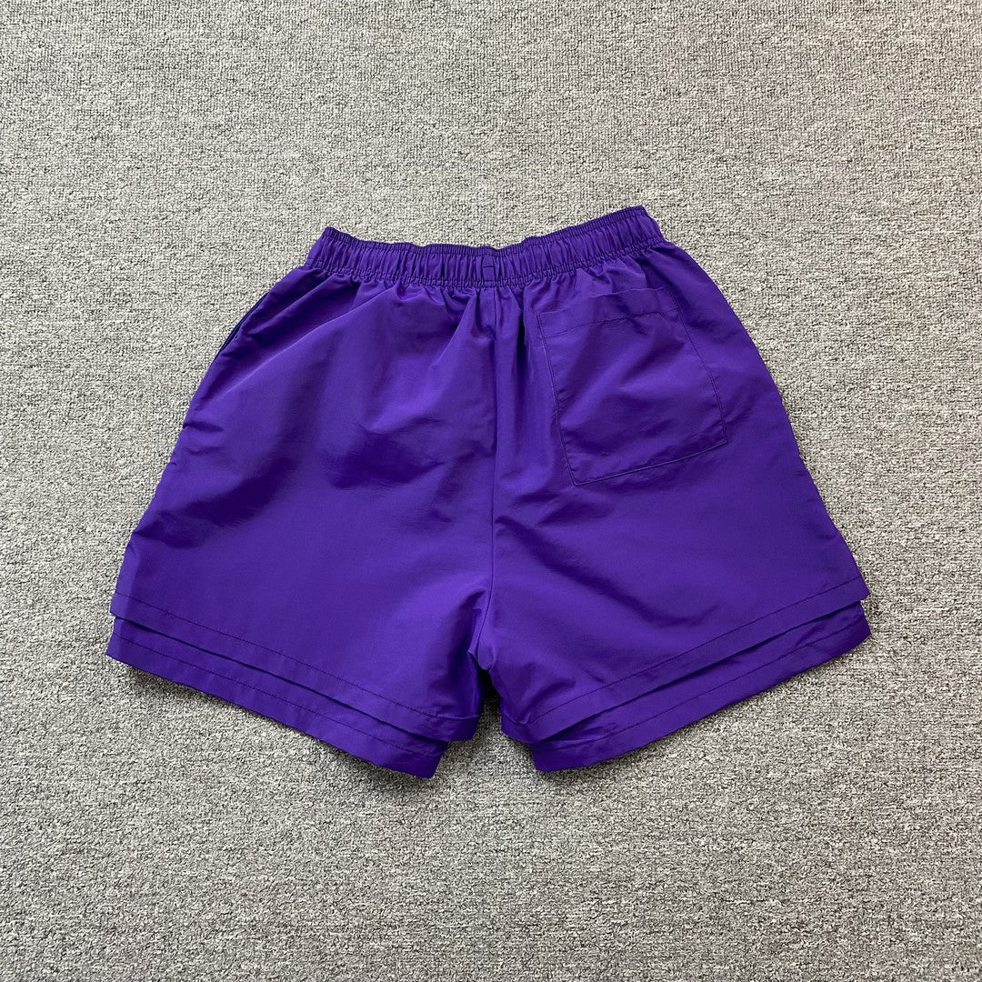 SP5DER OG WEB DOUBLE LAYER SHORT PURPLE - Sin Sity Reps