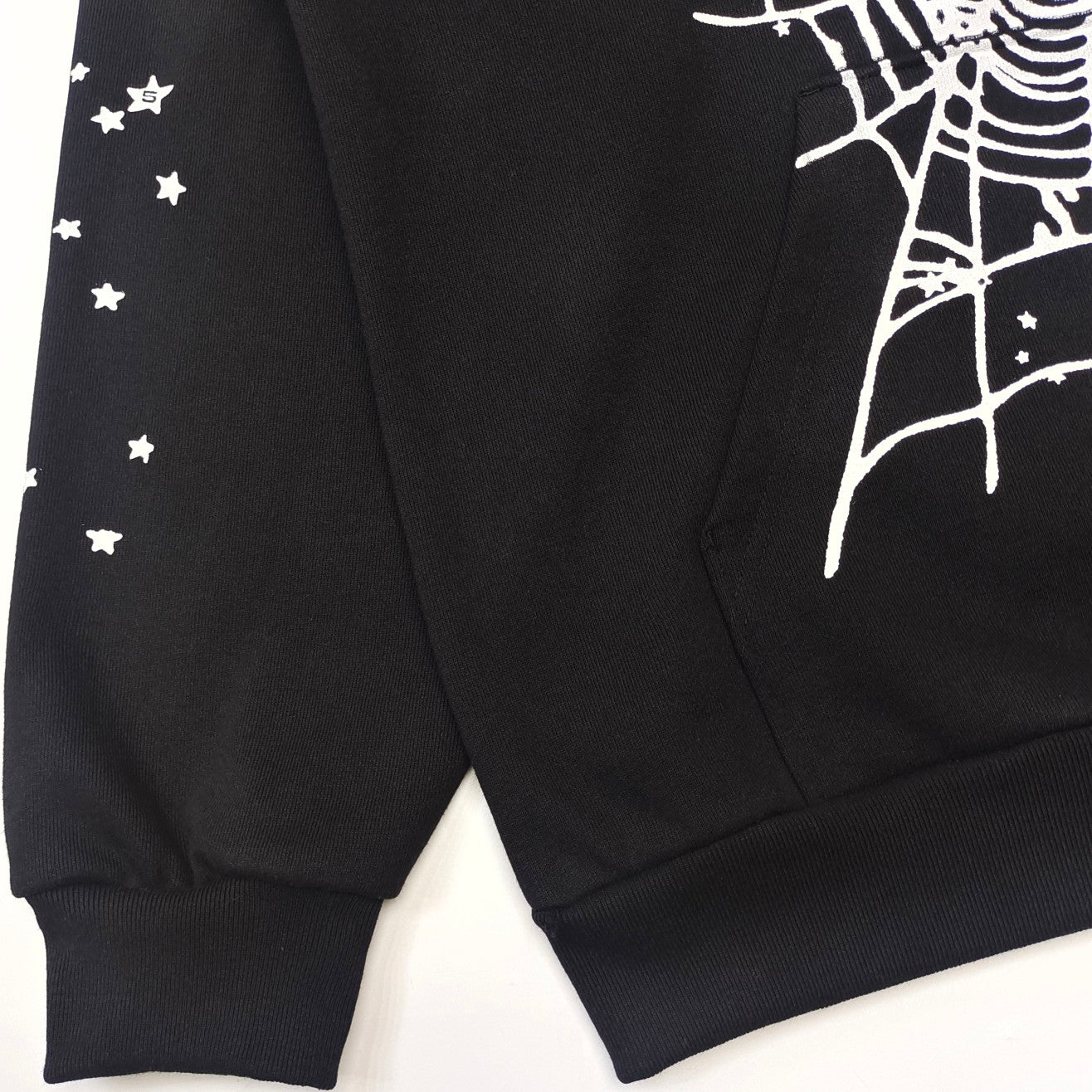 SP5DER OG WEB HOODIE BLACK - Sin Sity Reps