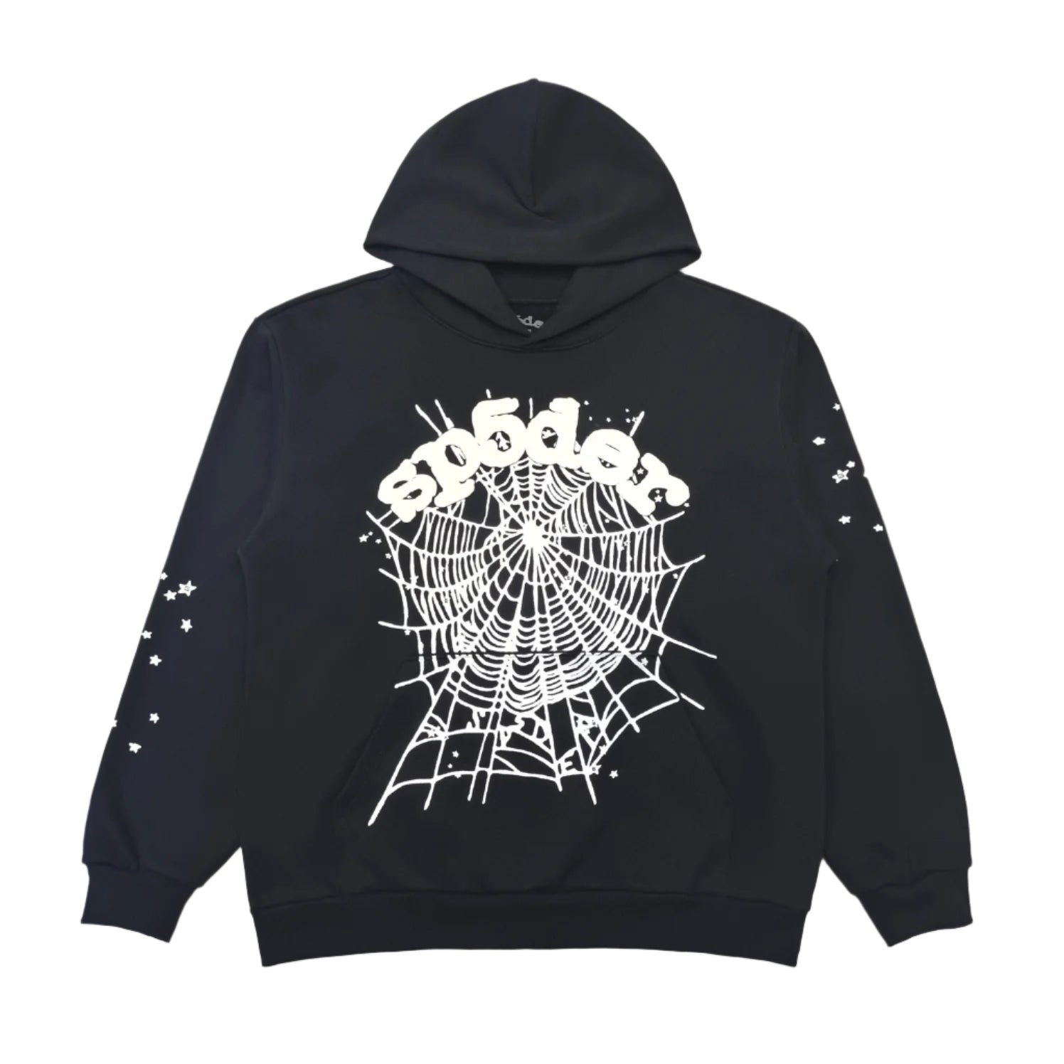 SP5DER OG WEB HOODIE BLACK - Sin Sity Reps