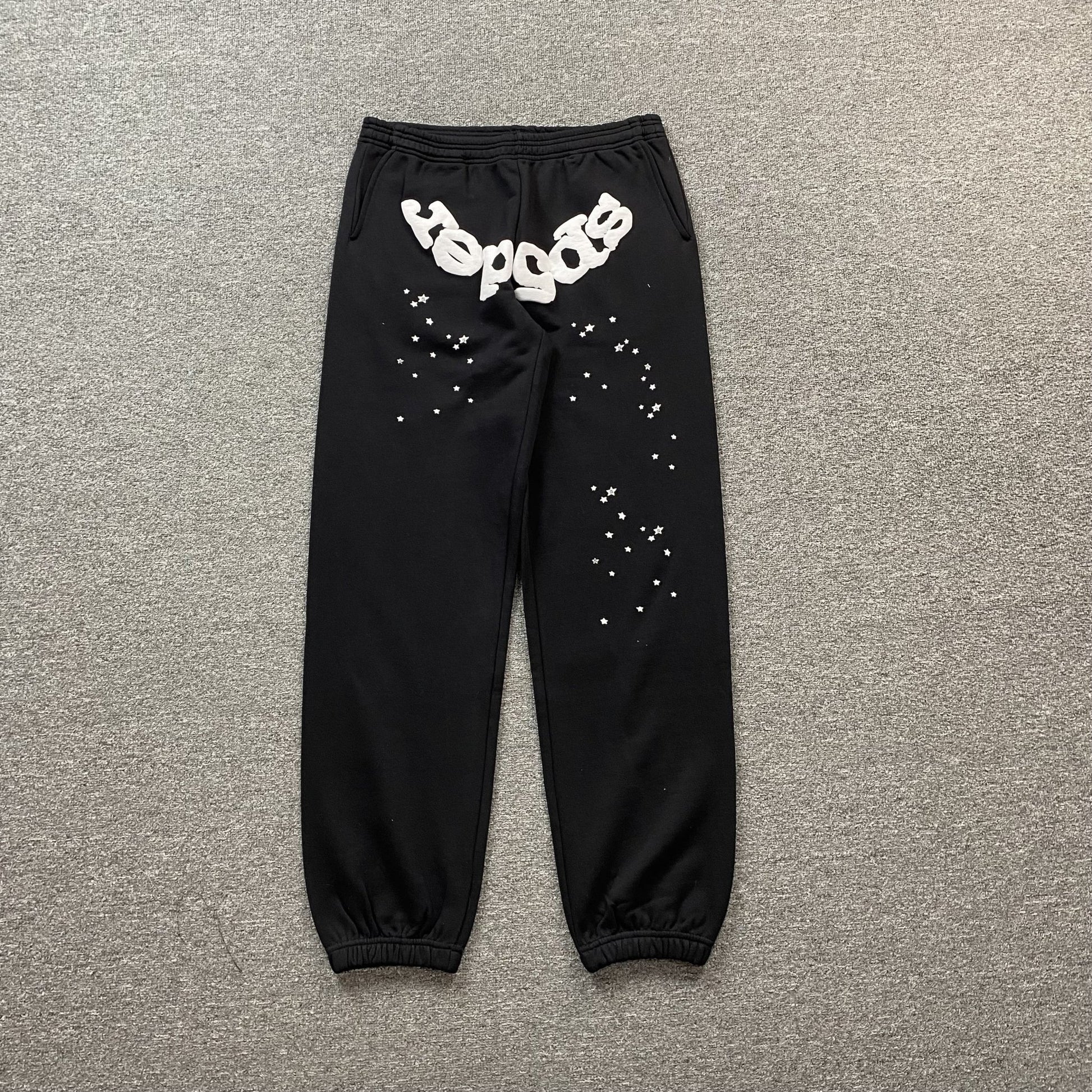 SP5DER OG WEB SWEATPANTS BLACK - Sin Sity Reps