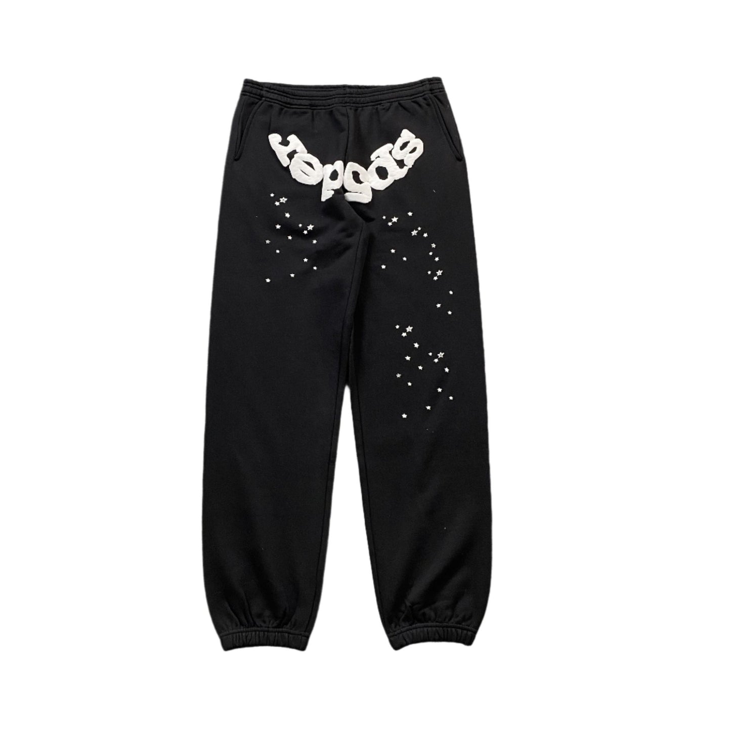 SP5DER OG WEB SWEATPANTS BLACK - Sin Sity Reps