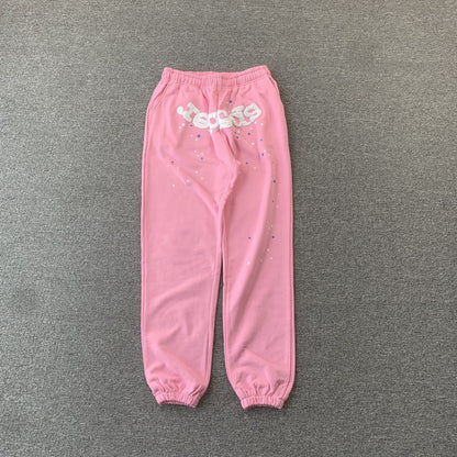 SP5DER OG WEB SWEATPANTS PINK - Sin Sity Reps