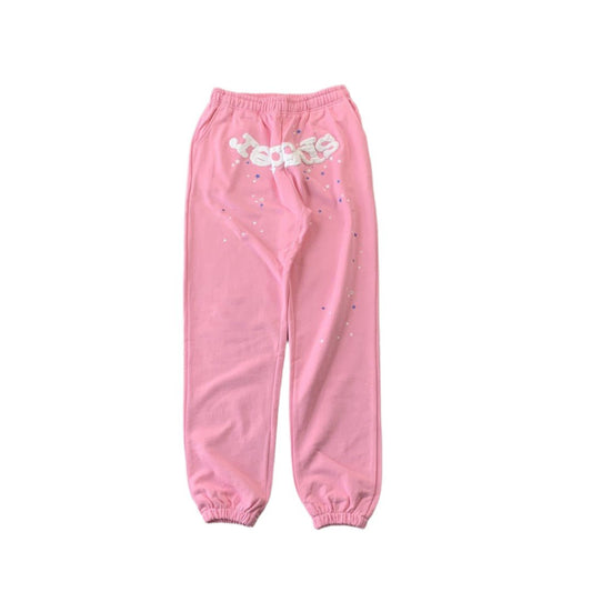 SP5DER OG WEB SWEATPANTS PINK - Sin Sity Reps