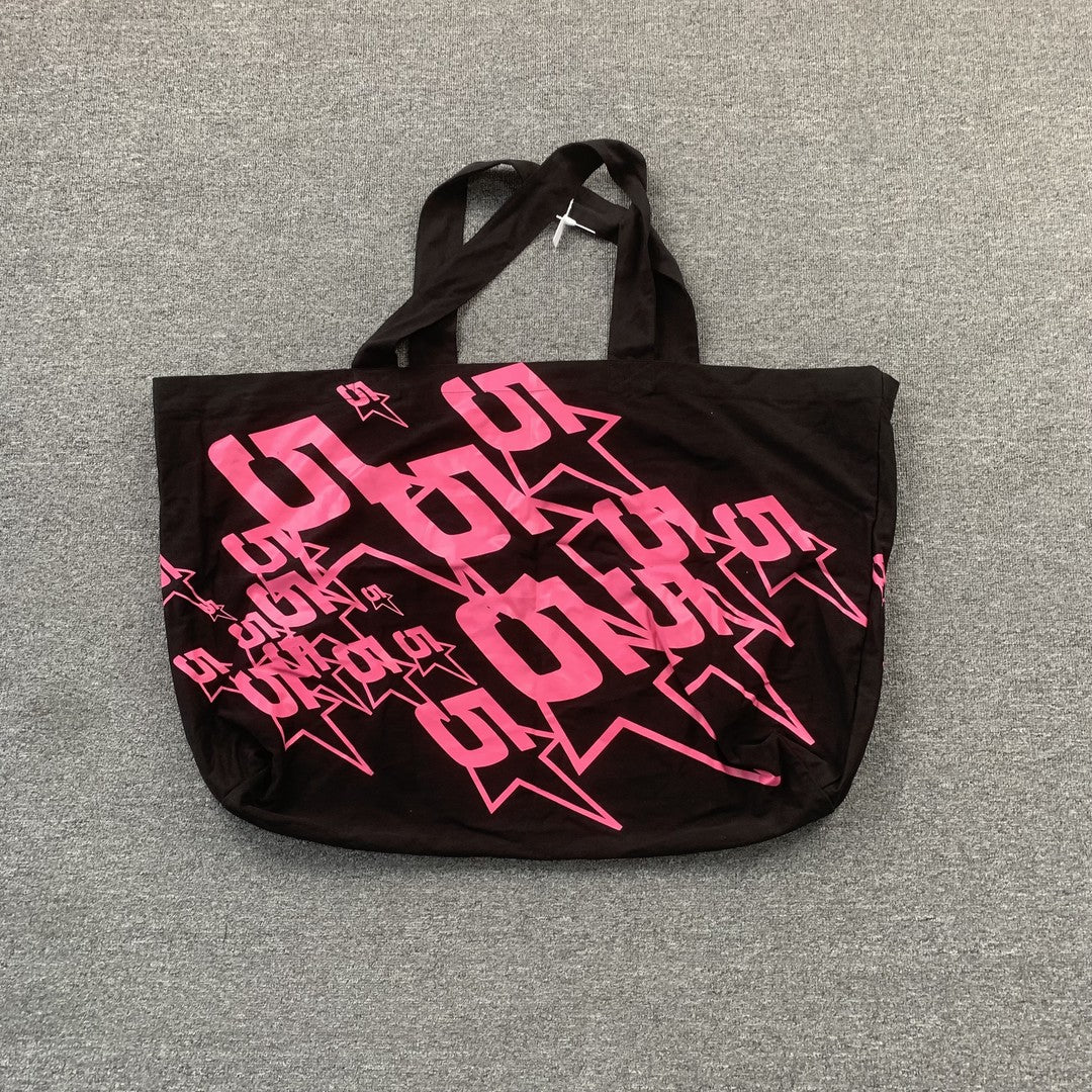 SP5DER OVERSIZED TOTE BAG BLACK - Sin Sity Reps