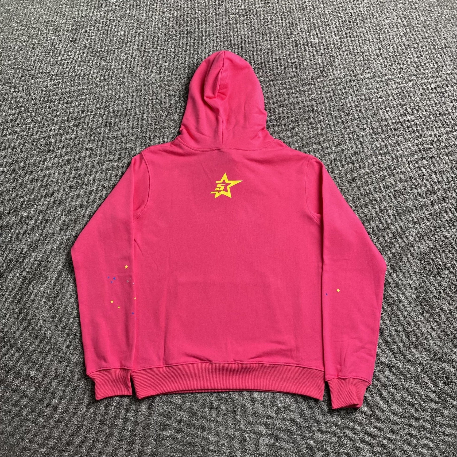 SP5DER P*NK HOODIE PINK - Sin Sity Reps