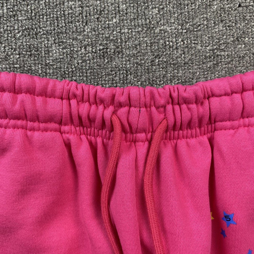 SP5DER P*NK SWEATPANTS PINK - Sin Sity Reps