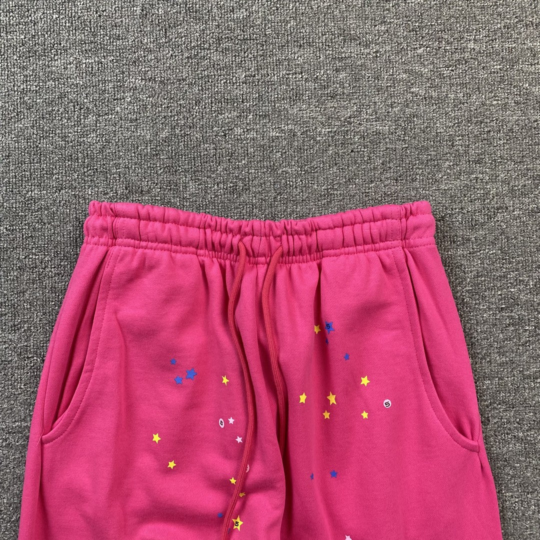 SP5DER P*NK SWEATPANTS PINK - Sin Sity Reps