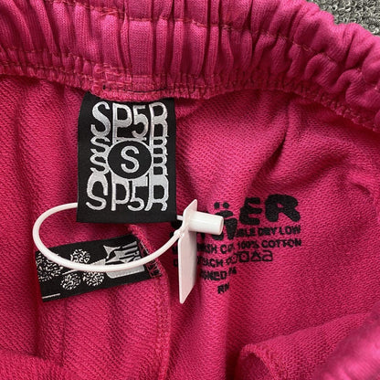 SP5DER P*NK SWEATPANTS PINK - Sin Sity Reps