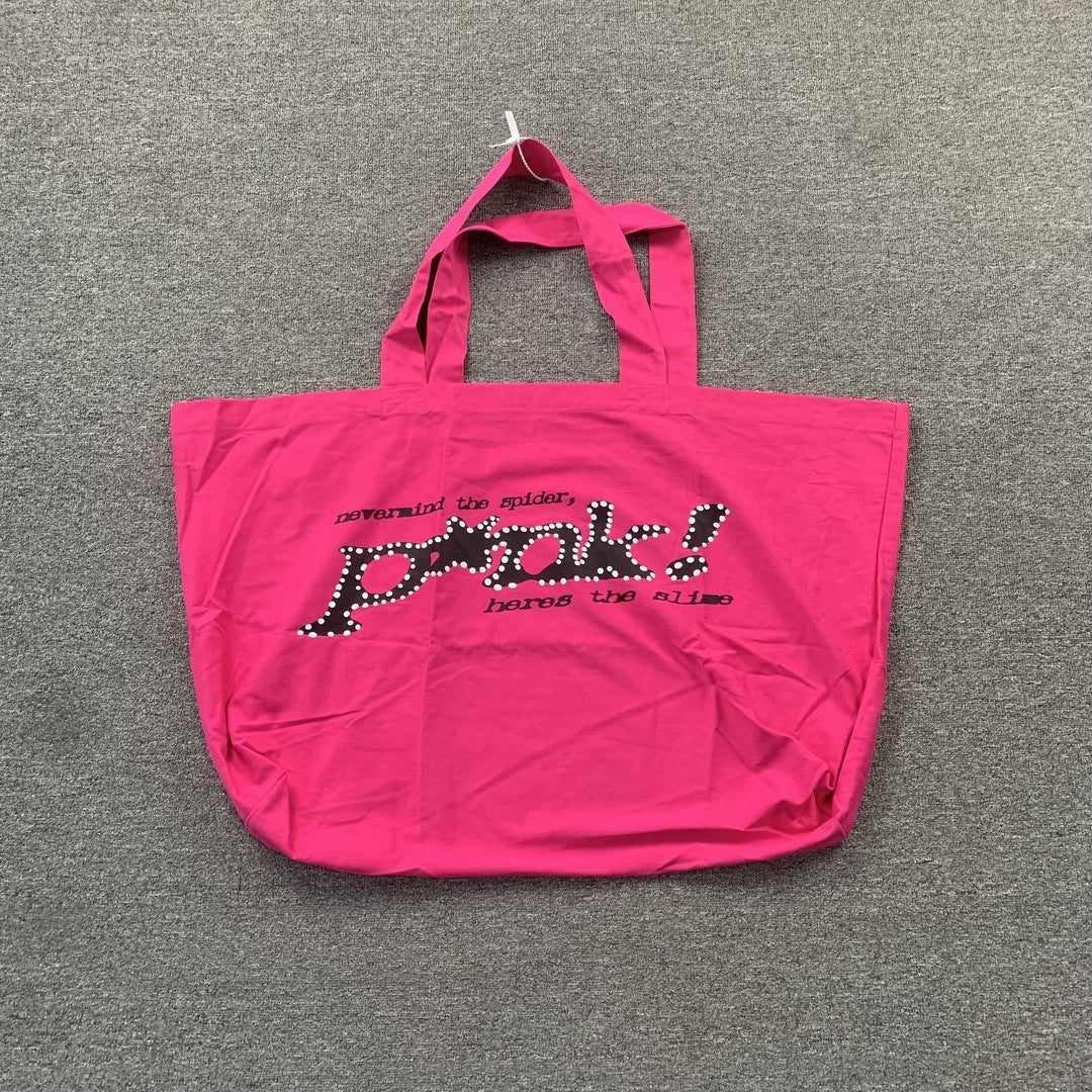 SP5DER P*NK TOTE BAG PINK - Sin Sity Reps