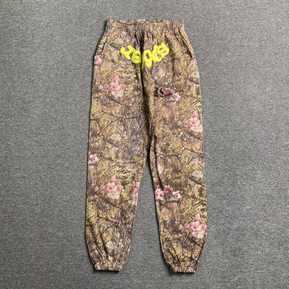 SP5DER REAL TREE OG WEB SWEATPANTS CAMO - Sin Sity Reps