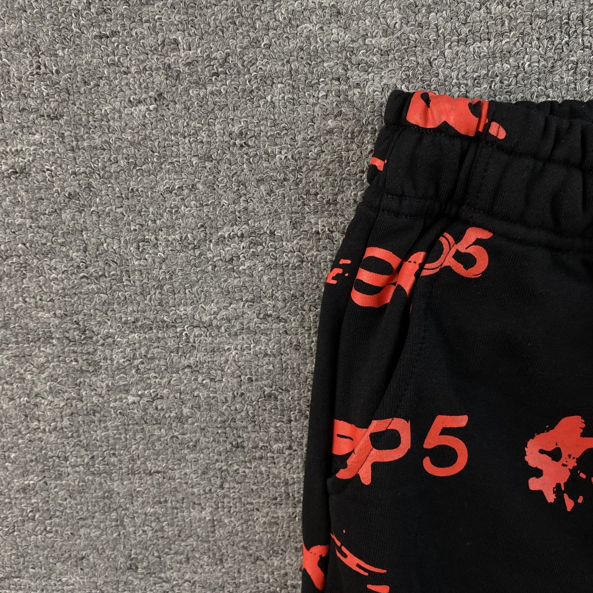 SP5DER SEX AOP SWEATPANTS BLACK - Sin Sity Reps