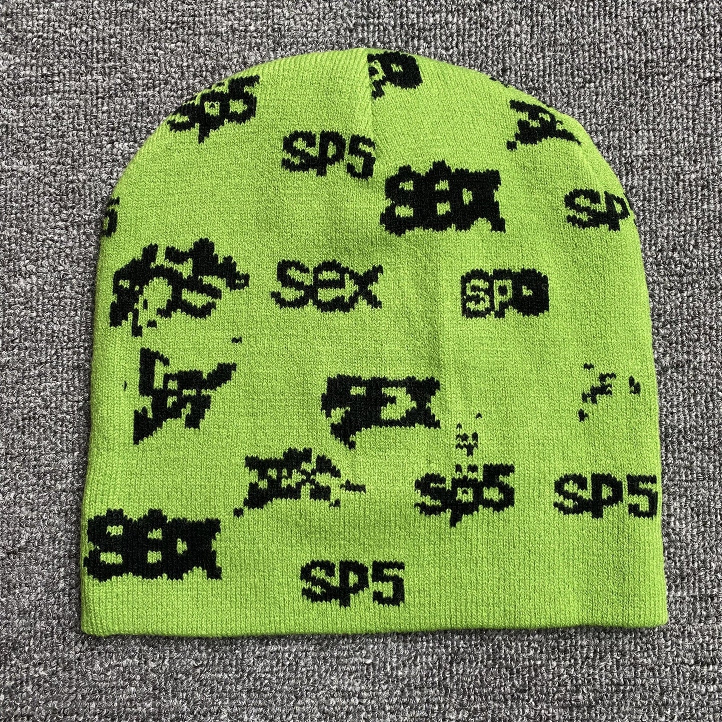 SP5DER SEX SKULLY SLIME GREEN - Sin Sity Reps