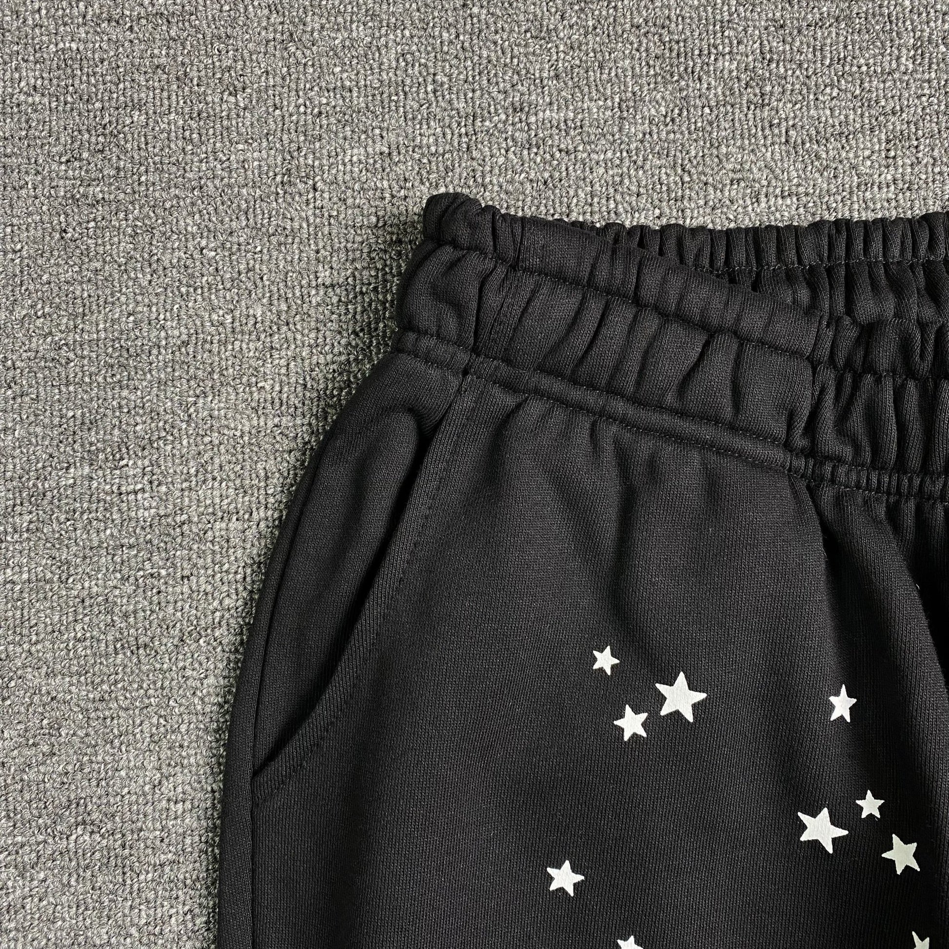 SP5DER SOUVENIR SP5 SWEATPANTS BLACK - Sin Sity Reps