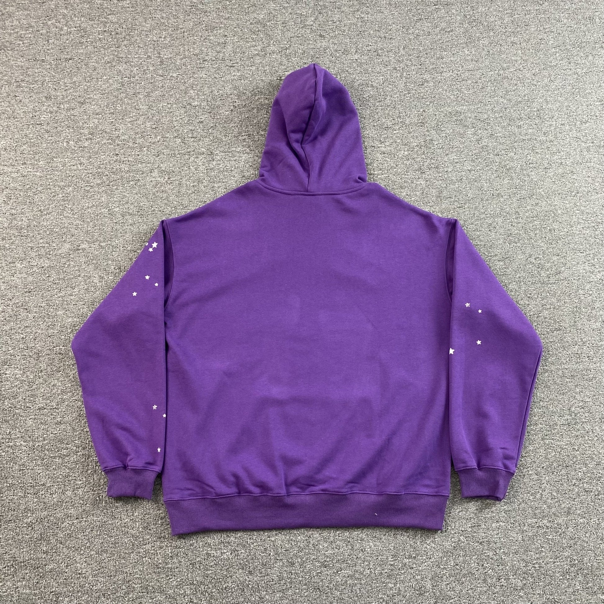 SP5DER STAR OG WEB V2 HOODIE PURPLE - Sin Sity Reps