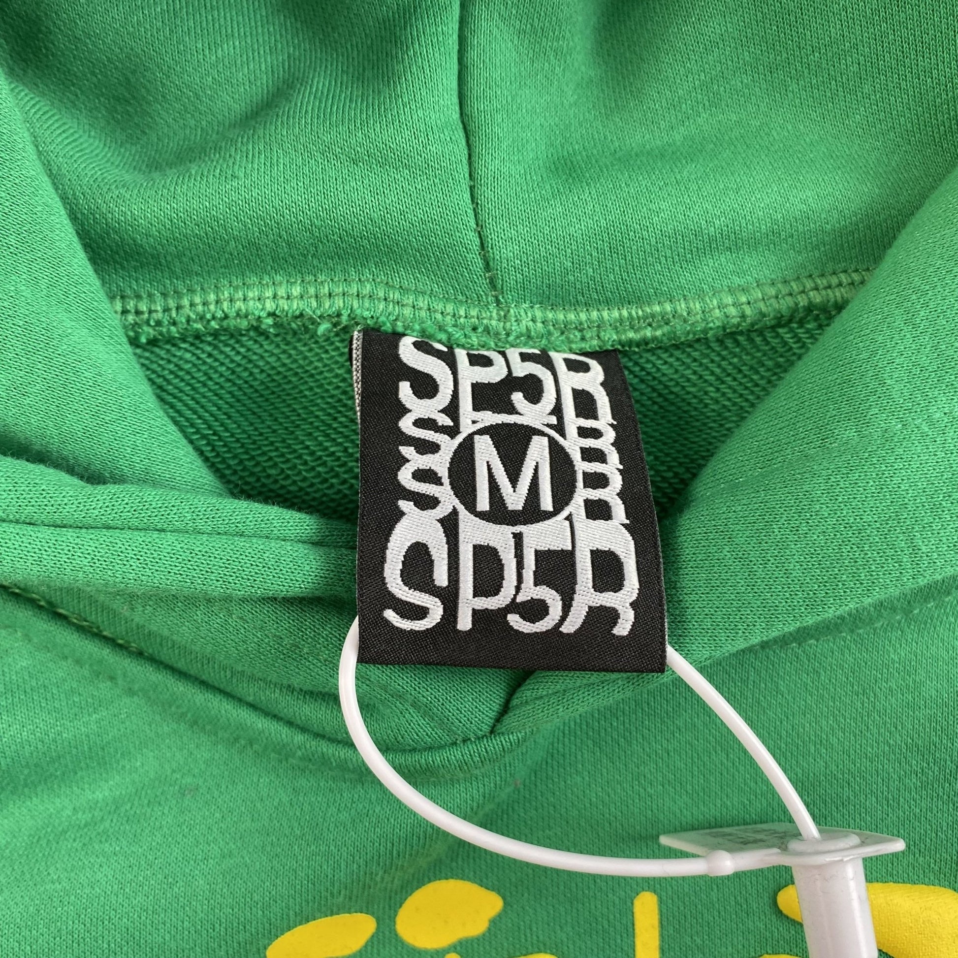 SP5DER STAR OG WEB V2 HOODIE SLIME GREEN - Sin Sity Reps