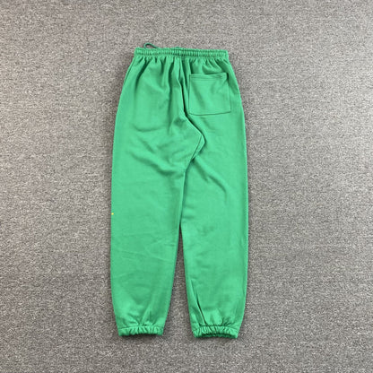 SP5DER STAR OG WEB V2 SWEATPANTS SLIME GREEN - Sin Sity Reps