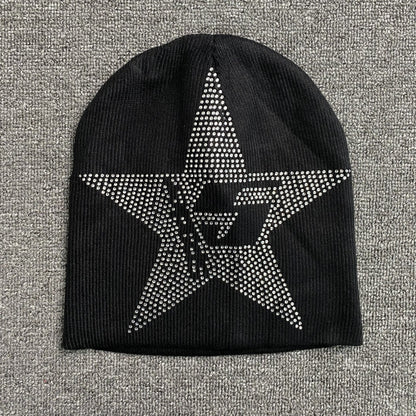 SP5DER STAR RHINESTONE SKULLY BLACK - Sin Sity Reps