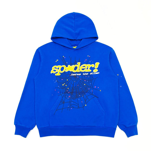 SP5DER TC HOODIE BLUE - Sin Sity Reps