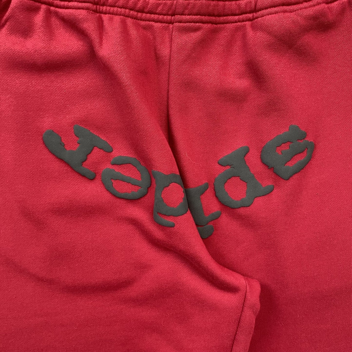 SP5DER VVS SWEATPANTS RED - Sin Sity Reps