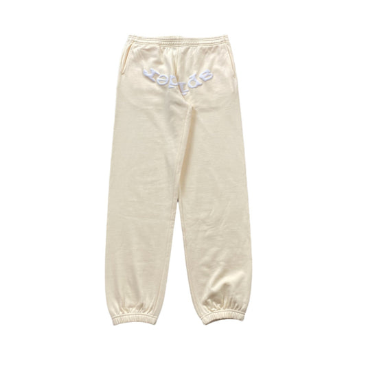 SP5DER VVS SWEATPANTS WHITE - Sin Sity Reps