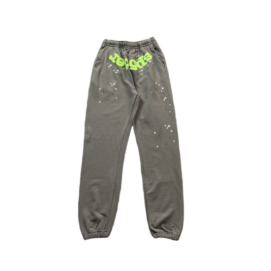 SP5DER WAIT WEB SWEATPANTS SLATE GREY - Sin Sity Reps