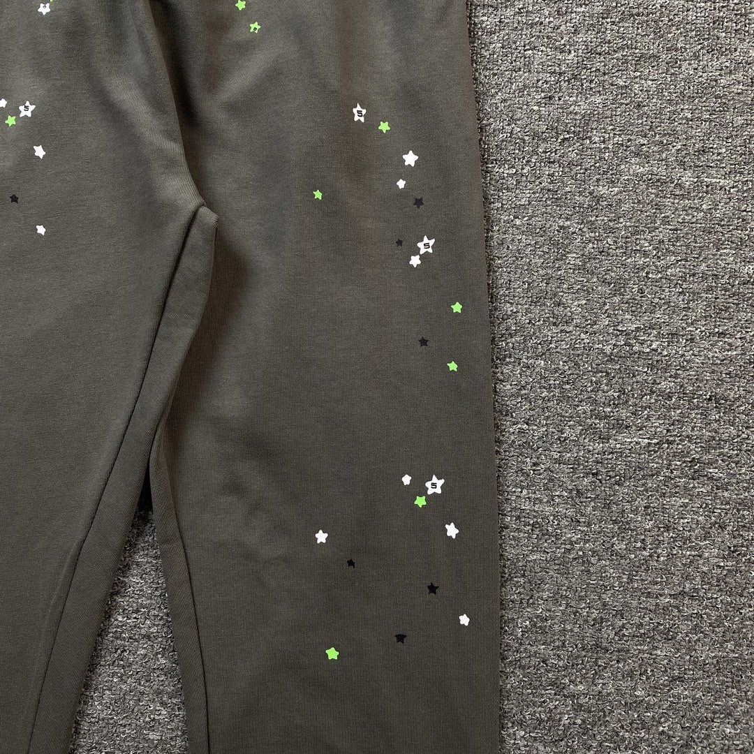 SP5DER WAIT WEB SWEATPANTS SLATE GREY - Sin Sity Reps