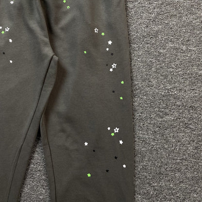 SP5DER WAIT WEB SWEATPANTS SLATE GREY - Sin Sity Reps