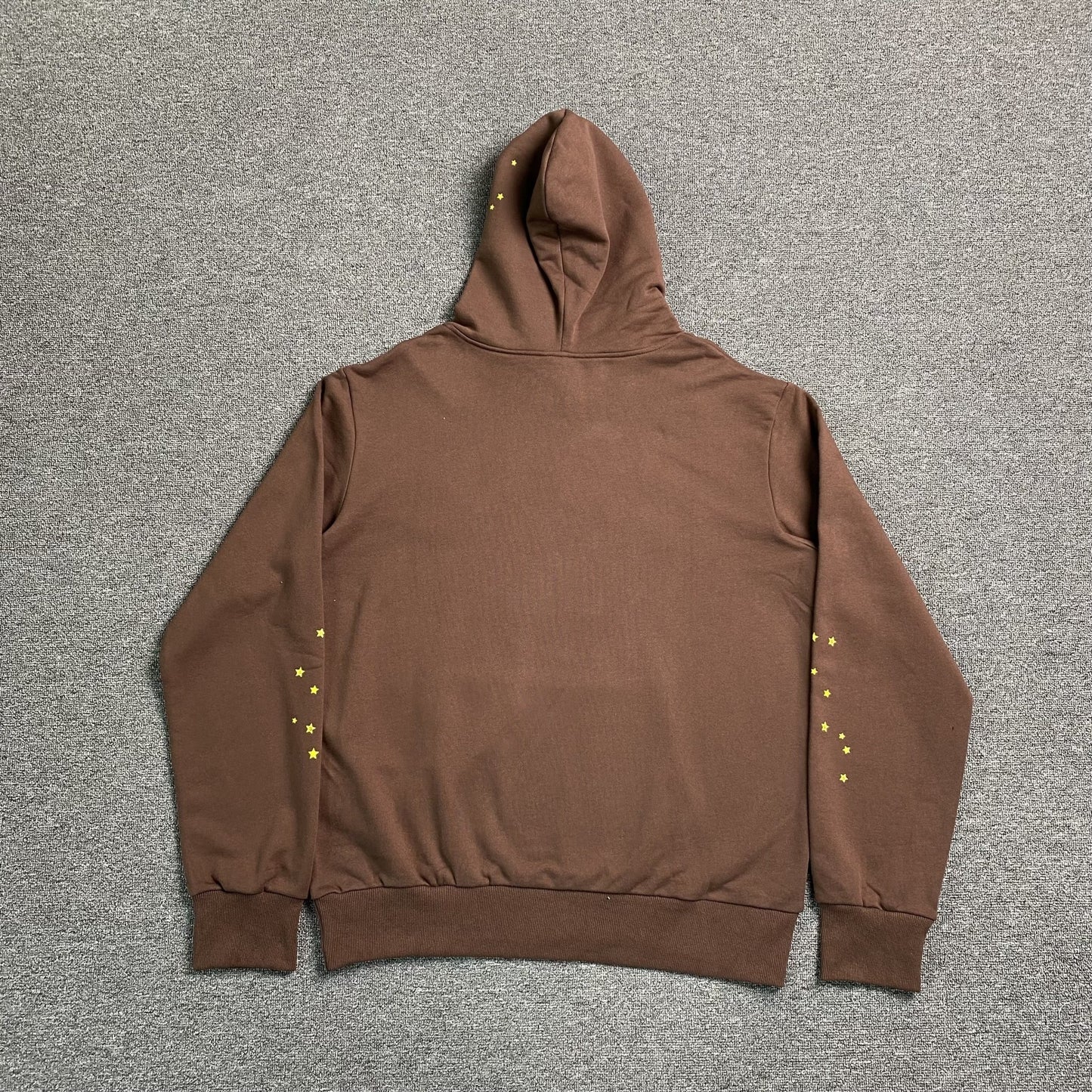 SP5DER WEB HOODIE BROWN - Sin Sity Reps