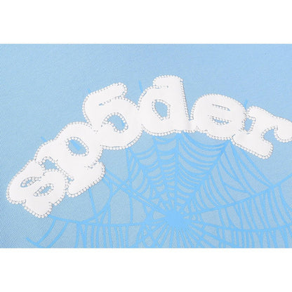 SP5DER WEB HOODIE SKY BLUE - Sin Sity Reps