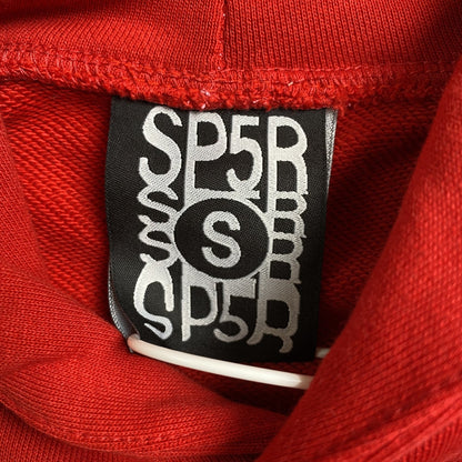 SP5DER x METRO BOOMIN HEROS AND VILLAINS HOODIE RED - Sin Sity Reps