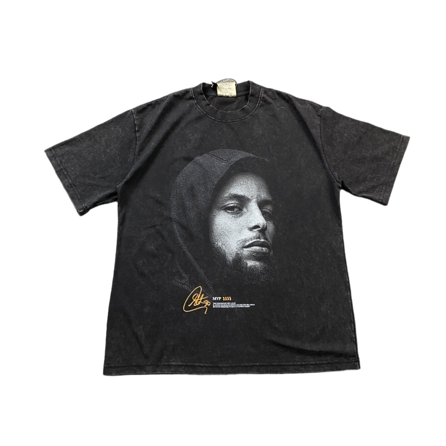 STEPHEN CURRY VINTAGE GRAPHIC TEE DARK GREY - Sin Sity Reps