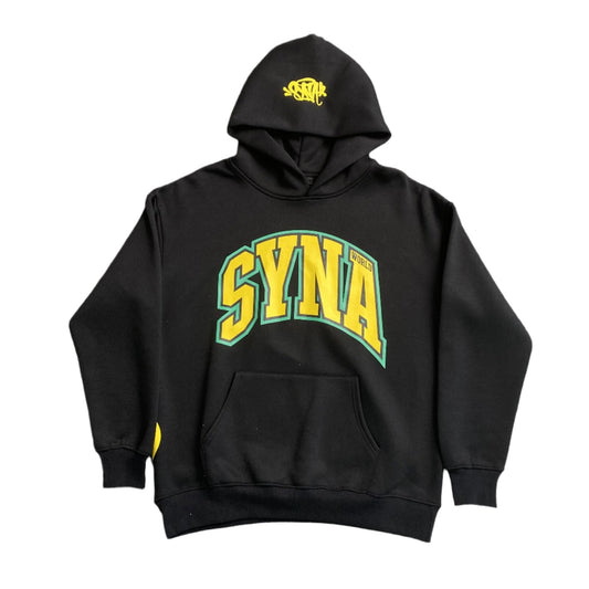 SYNA WORLD COLLEGE HOODIE BLACK - Sin Sity Reps