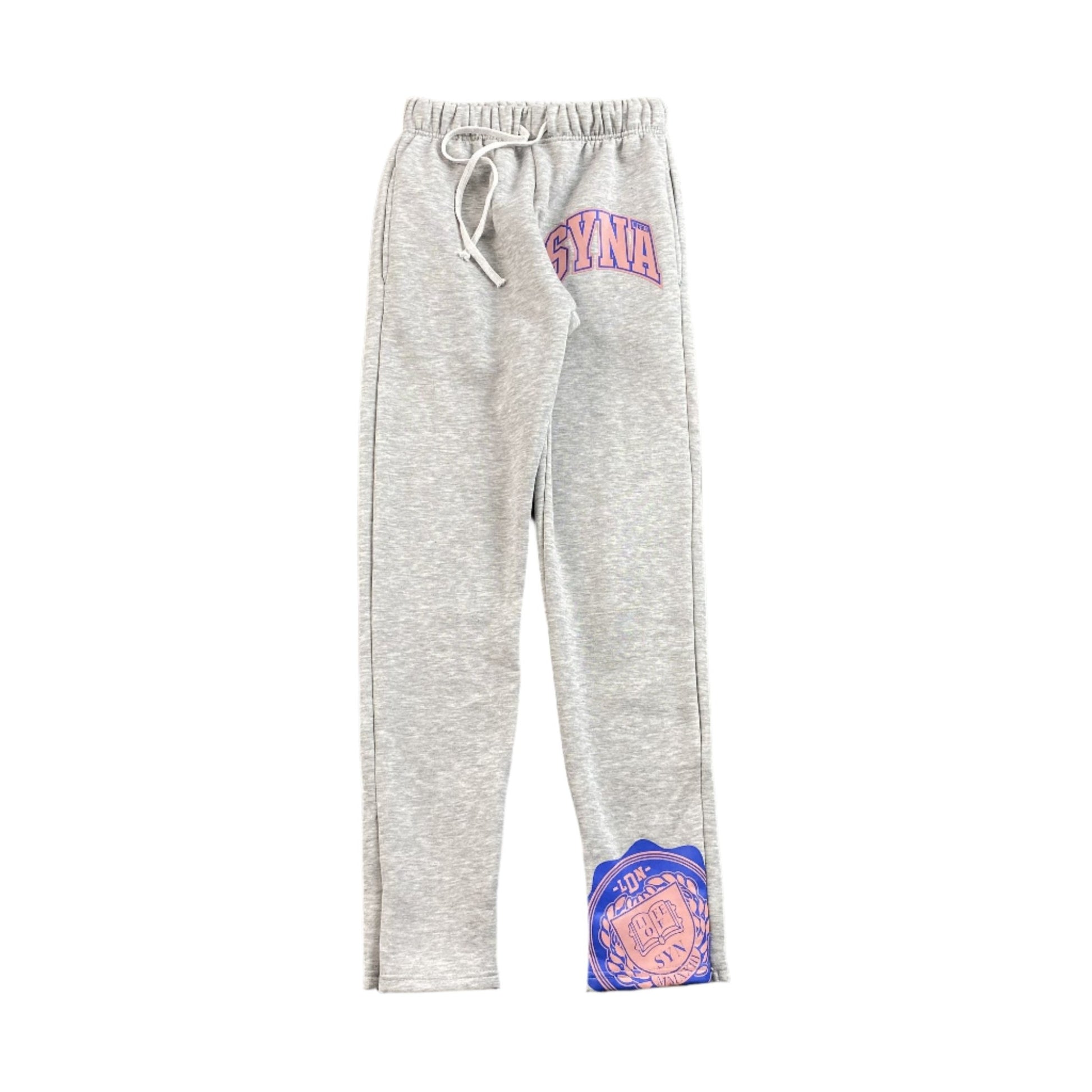 SYNA WORLD COLLEGE SWEATPANTS GREY - Sin Sity Reps