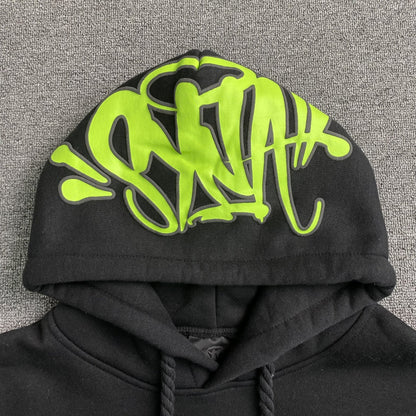 SYNA WORLD HOOD LOGO HOODIE BLACK - Sin Sity Reps