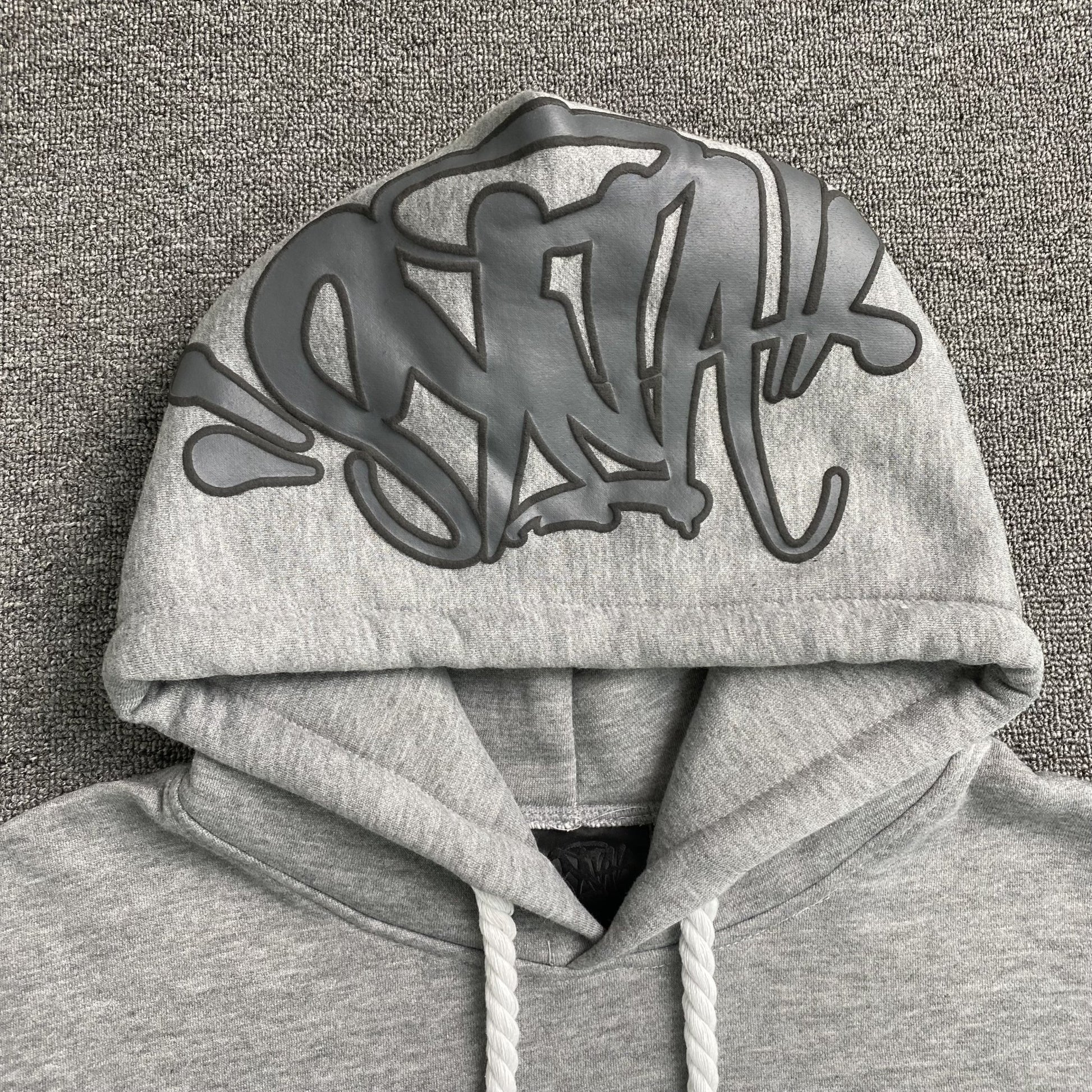 SYNA WORLD HOOD LOGO HOODIE GREY - Sin Sity Reps