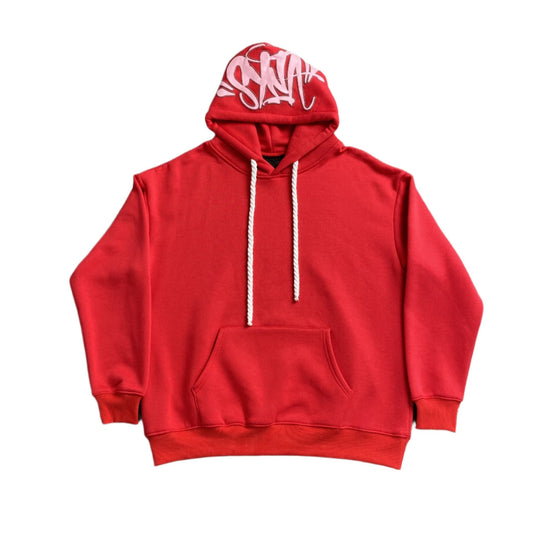 SYNA WORLD HOOD LOGO HOODIE RED - Sin Sity Reps